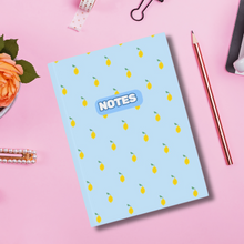 Load image into Gallery viewer, Blue Lemon Hardback Notebook