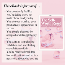 Load image into Gallery viewer, The Self-Worth Reset