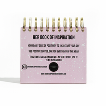 Load image into Gallery viewer, Her Book Of Inspiration Desk Calendar