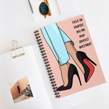 Load image into Gallery viewer, Heels Illustrated Spiral Notebook, Ruled Line