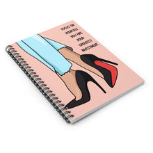 Load image into Gallery viewer, Heels Illustrated Spiral Notebook, Ruled Line