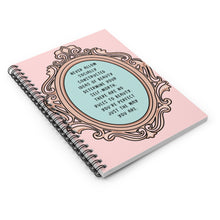 Load image into Gallery viewer, Mirror Illustrated Spiral Notebook, Ruled Line