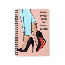 Load image into Gallery viewer, Heels Illustrated Spiral Notebook, Ruled Line
