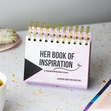Load image into Gallery viewer, Her Book Of Inspiration Desk Calendar