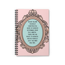 Load image into Gallery viewer, Mirror Illustrated Spiral Notebook, Ruled Line
