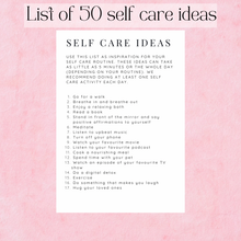 Load image into Gallery viewer, Self Care Journal