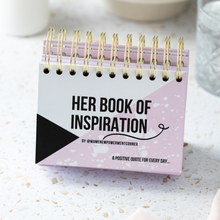 Load image into Gallery viewer, Her Book Of Inspiration Desk Calendar