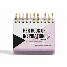 Load image into Gallery viewer, Her Book Of Inspiration Desk Calendar