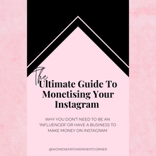 Load image into Gallery viewer, The Ultimate Guide To Monetising Your Instagram Ebook (Digital Download)