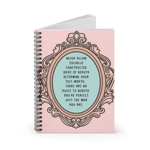 Mirror Illustrated Spiral Notebook, Ruled Line