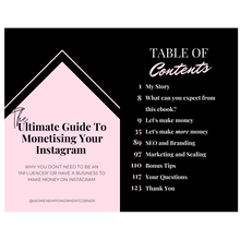 Load image into Gallery viewer, The Ultimate Guide To Monetising Your Instagram Ebook (Digital Download)

